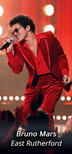 Bruno Mars East Rutherford Tickets